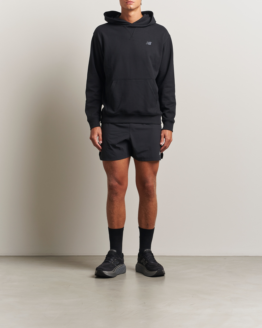 Herr | Tröjor | New Balance Running | Athletics French Terry Hoodie Black