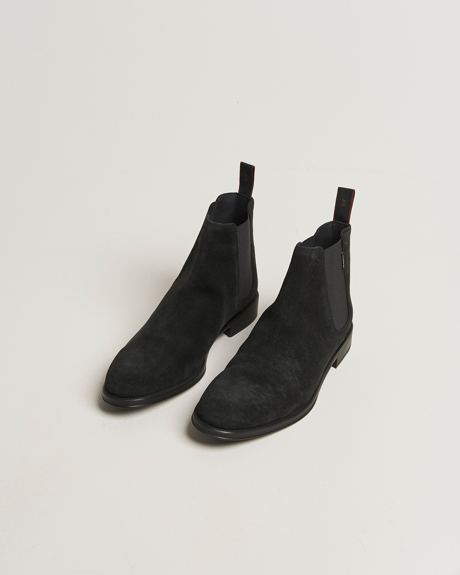 Herr | Kängor | PS Paul Smith | Augustus Suede Chelsea Boot Black