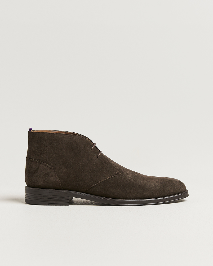 Herr | Kängor | PS Paul Smith | Wilbur Suede Chukka Boot Dark Brown