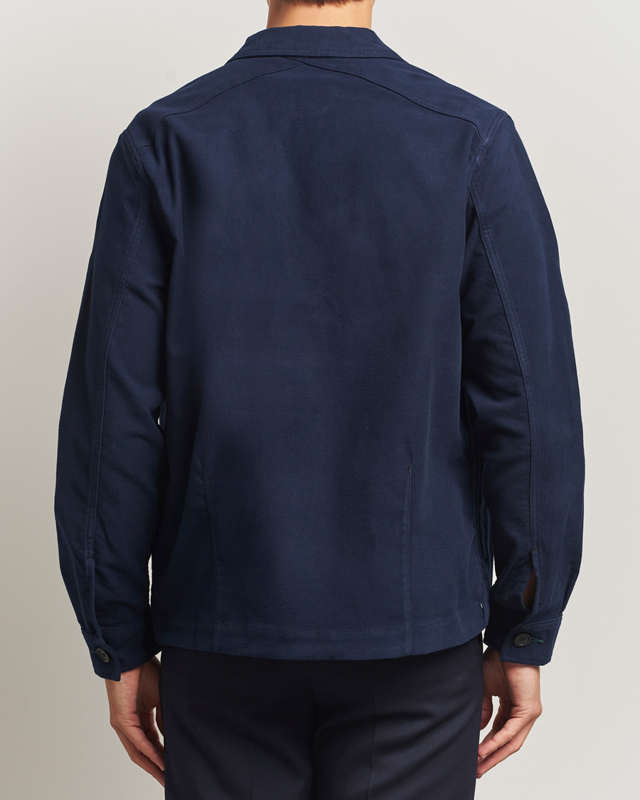 Herr | Jackor | PS Paul Smith | Cotton Shirt Jacket Blue