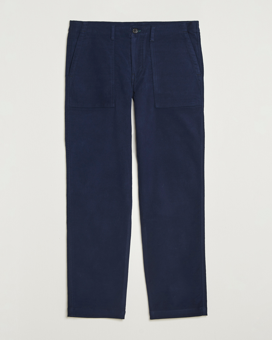 Herr | Byxor | PS Paul Smith | Cotton Worker Pants Blue
