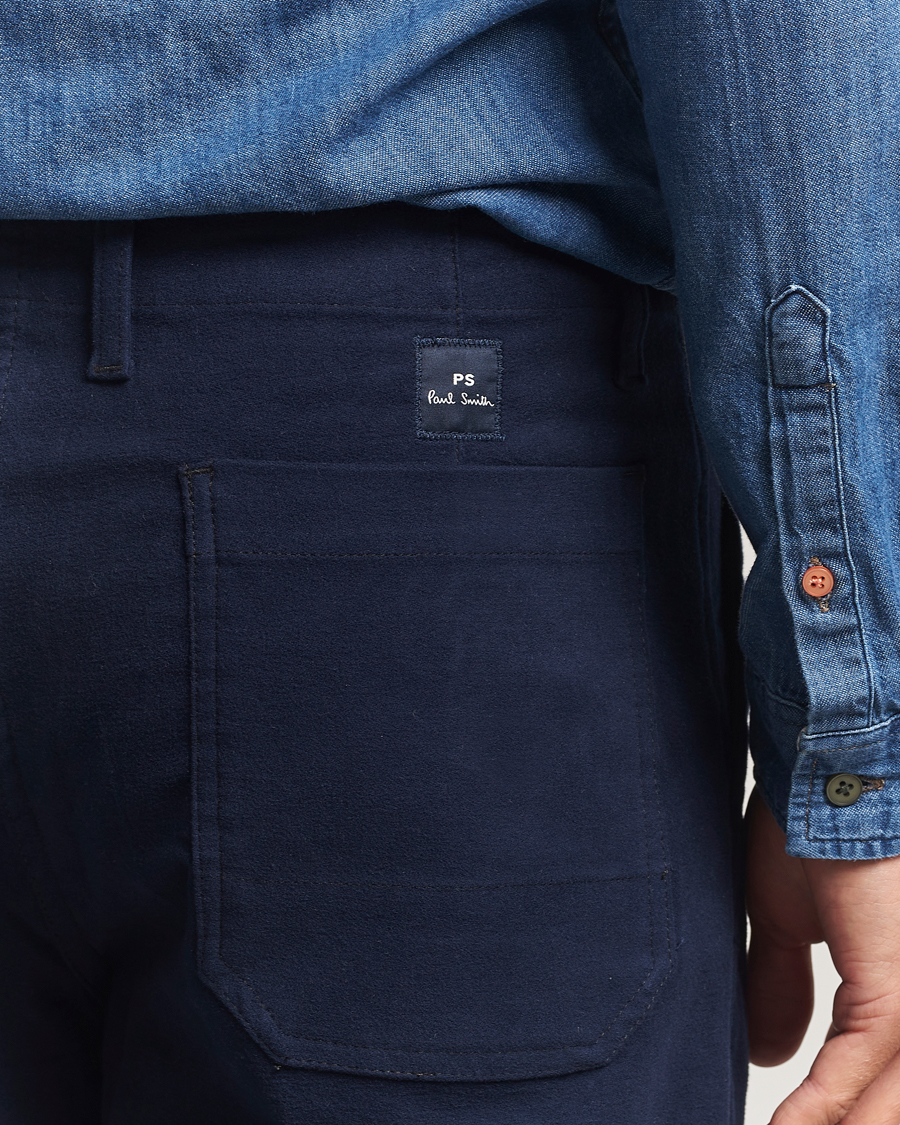 Herr | Byxor | PS Paul Smith | Cotton Worker Pants Blue