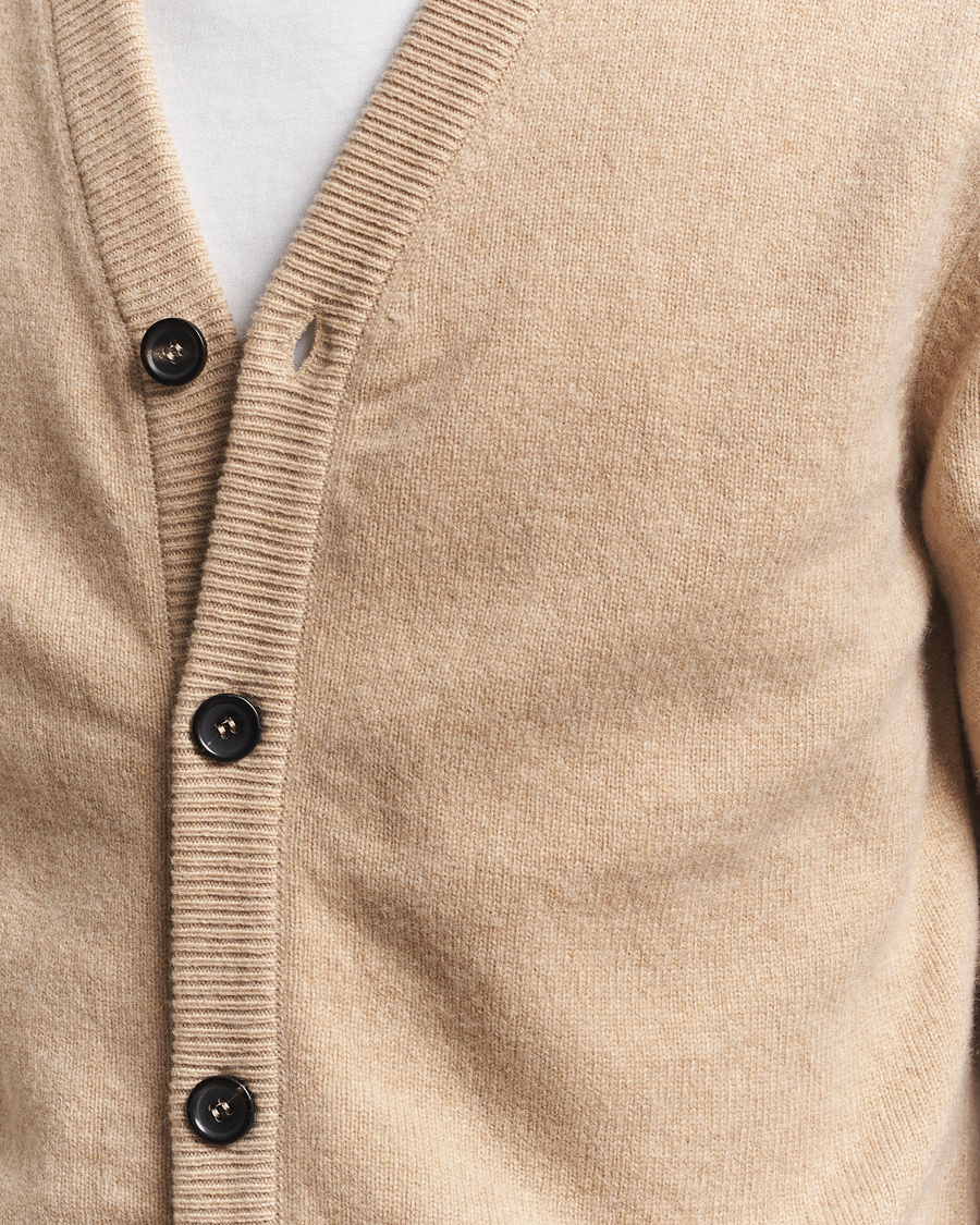 Herr | Tröjor | PS Paul Smith | Merino Knitted Cardigan Beige