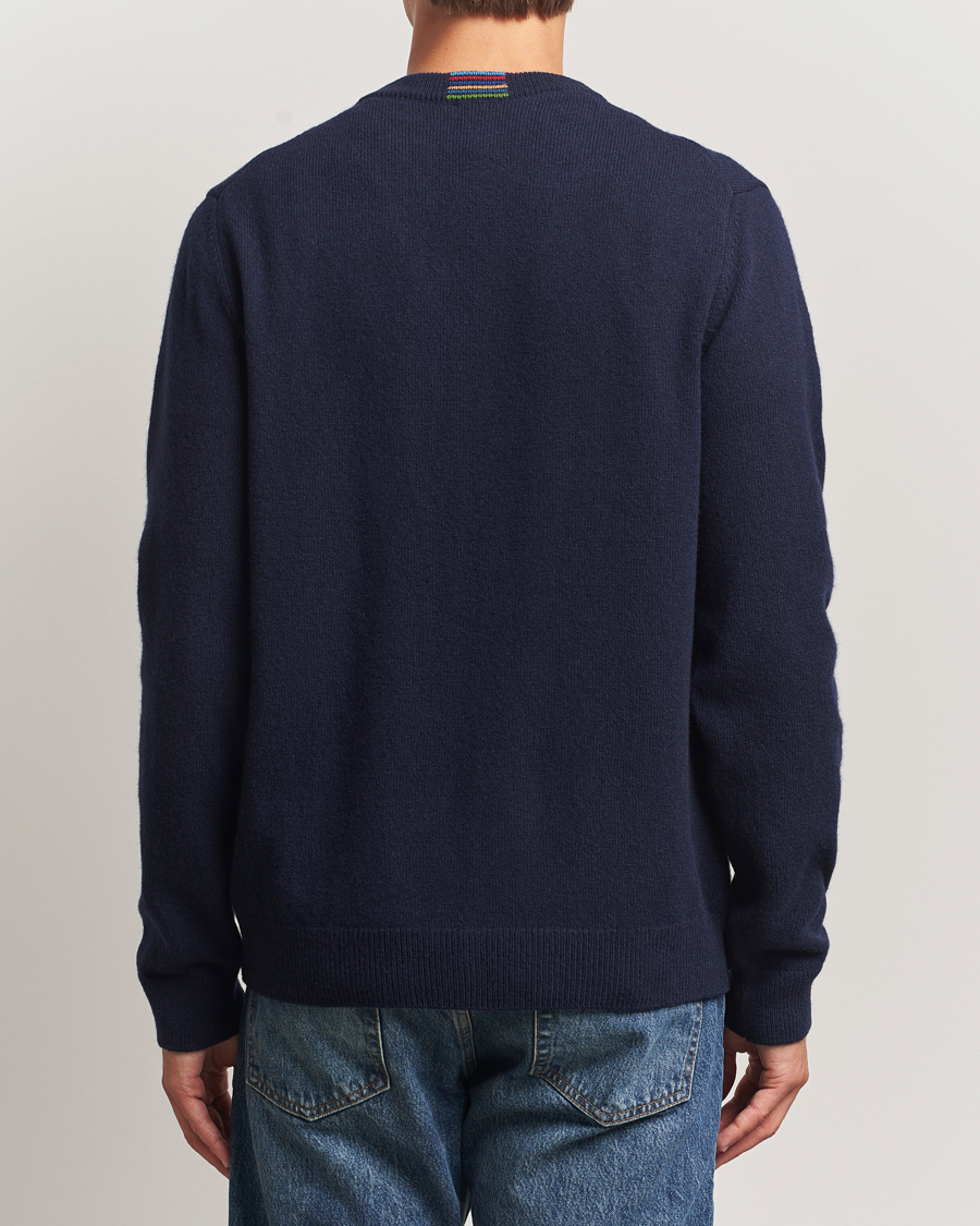 Herr | Tröjor | PS Paul Smith | Merino Knitted Cardigan Blue