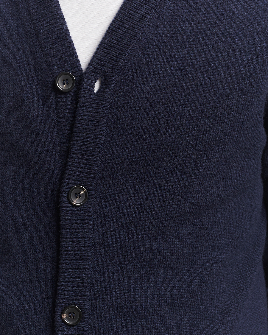 Herr | Tröjor | PS Paul Smith | Merino Knitted Cardigan Blue