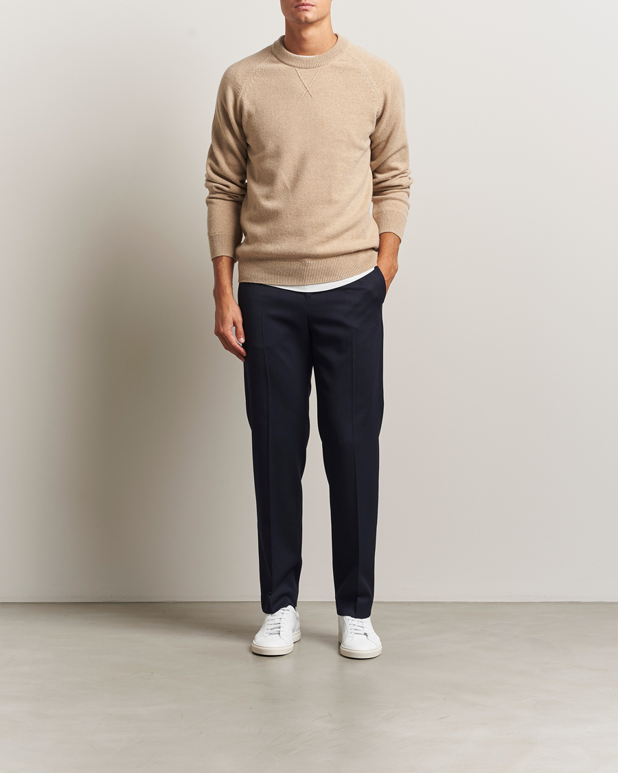 Herr | Tröjor | PS Paul Smith | Merino Knitted Sweater Beige