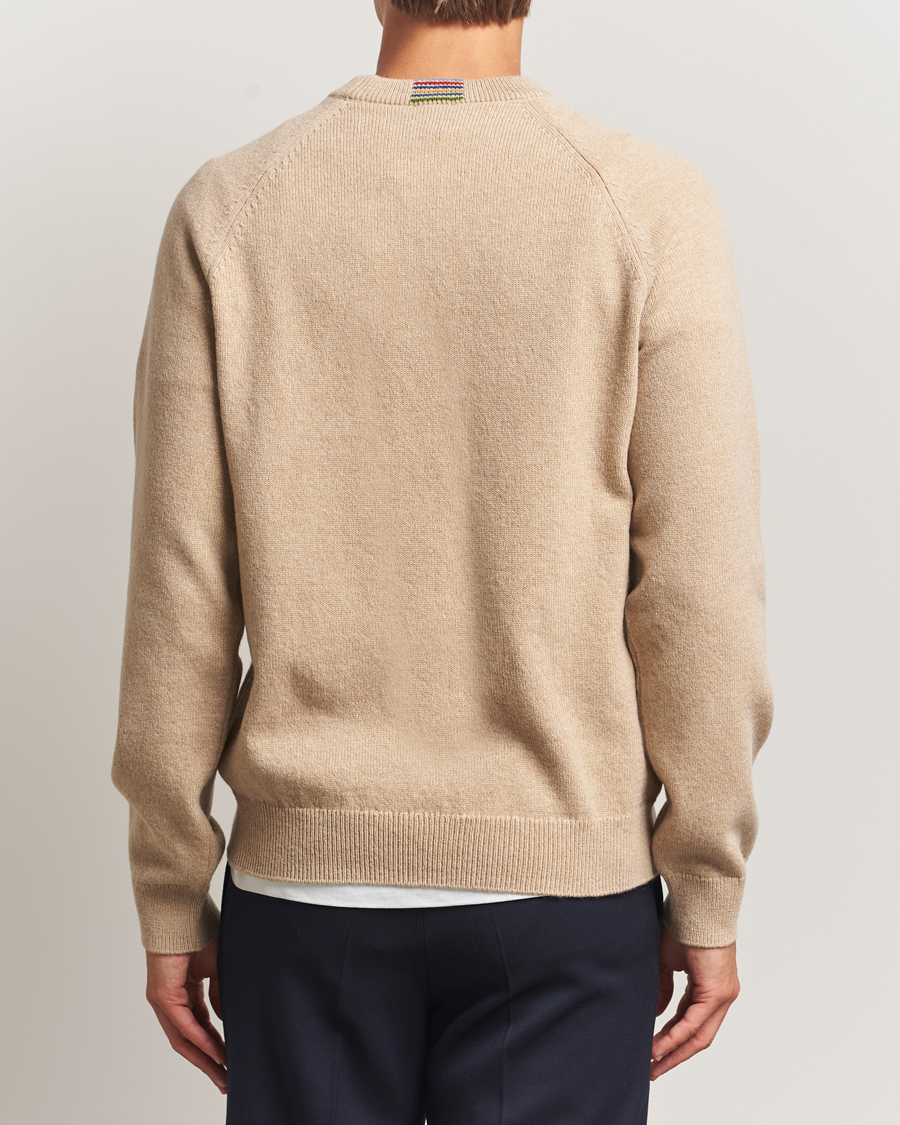 Herr | Tröjor | PS Paul Smith | Merino Knitted Sweater Beige