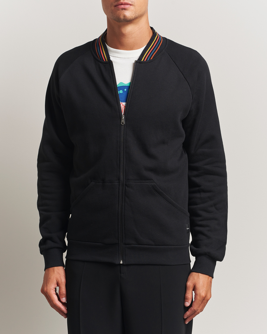Herr | Tröjor | Paul Smith | Artist Rib Full Zip Black