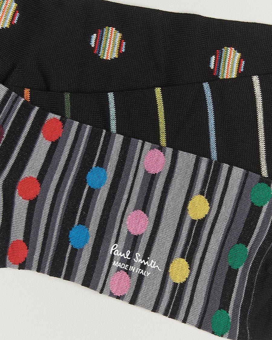 Herr | Underkläder | Paul Smith | 3-Pack Printed Sock Black