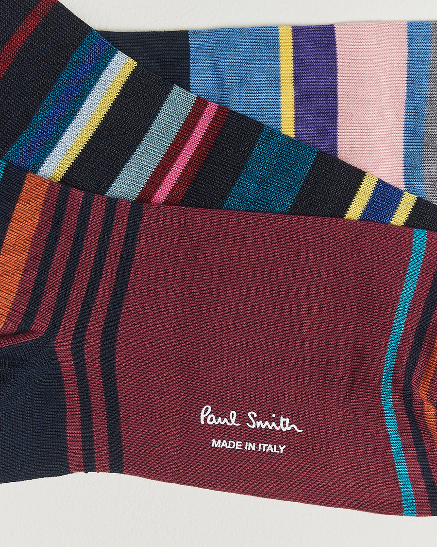 Herr | Underkläder | Paul Smith | 3-Pack Striped Sock Multi