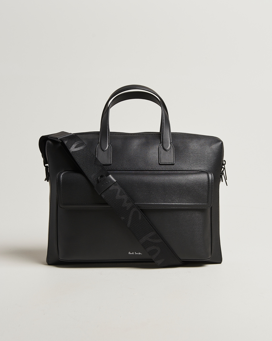 Herr | Väskor | Paul Smith | Leather Briefcase Black