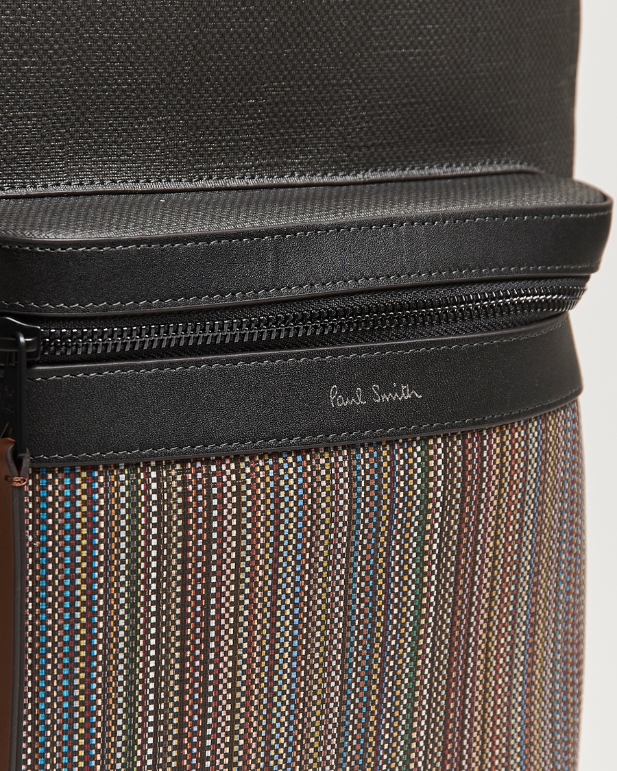 Herr | Väskor | Paul Smith | Nylon Stripe Backpack Black Multi