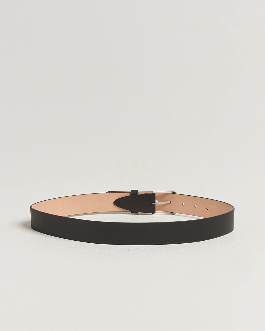 Herr | Bälten | Paul Smith | Stitch Leather Belt Black