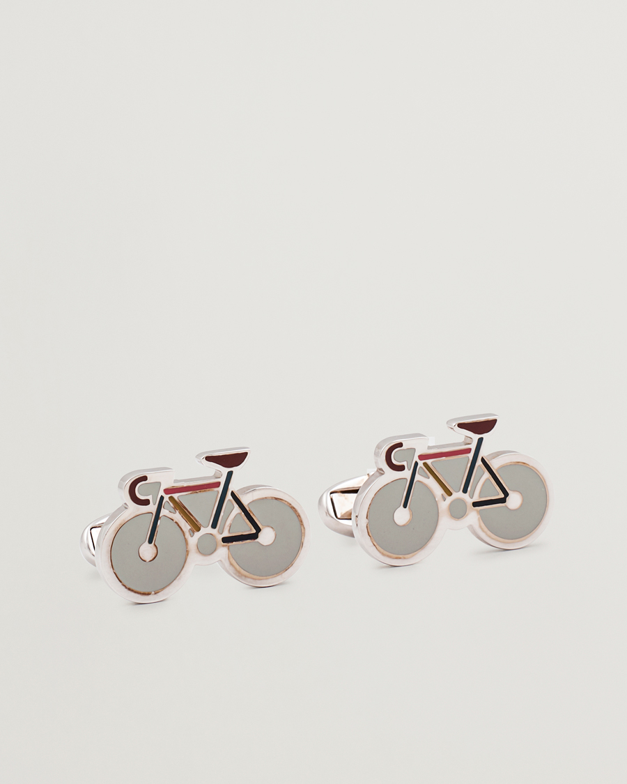 Herr | Manschettknappar | Paul Smith | Bike Cufflink Silver