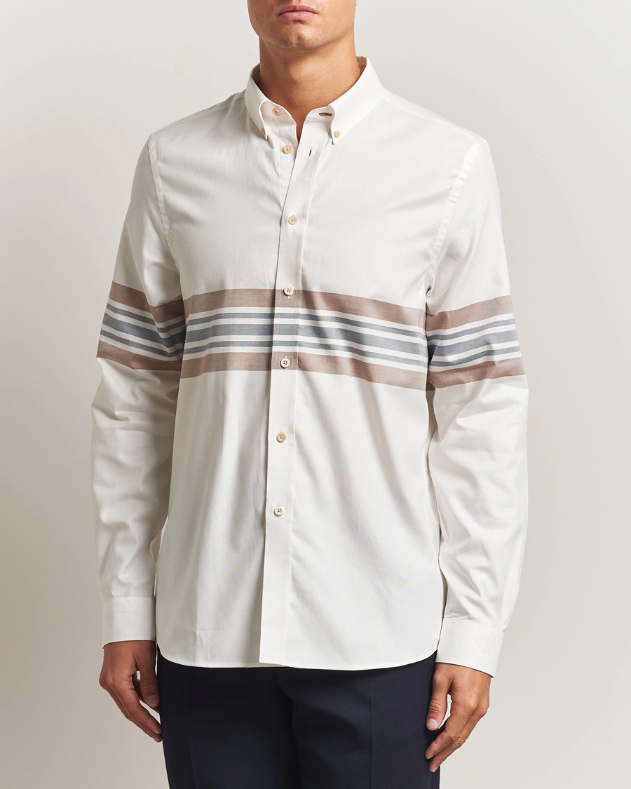 Herr | Skjortor | PS Paul Smith | Cotton Button Down Shirt White