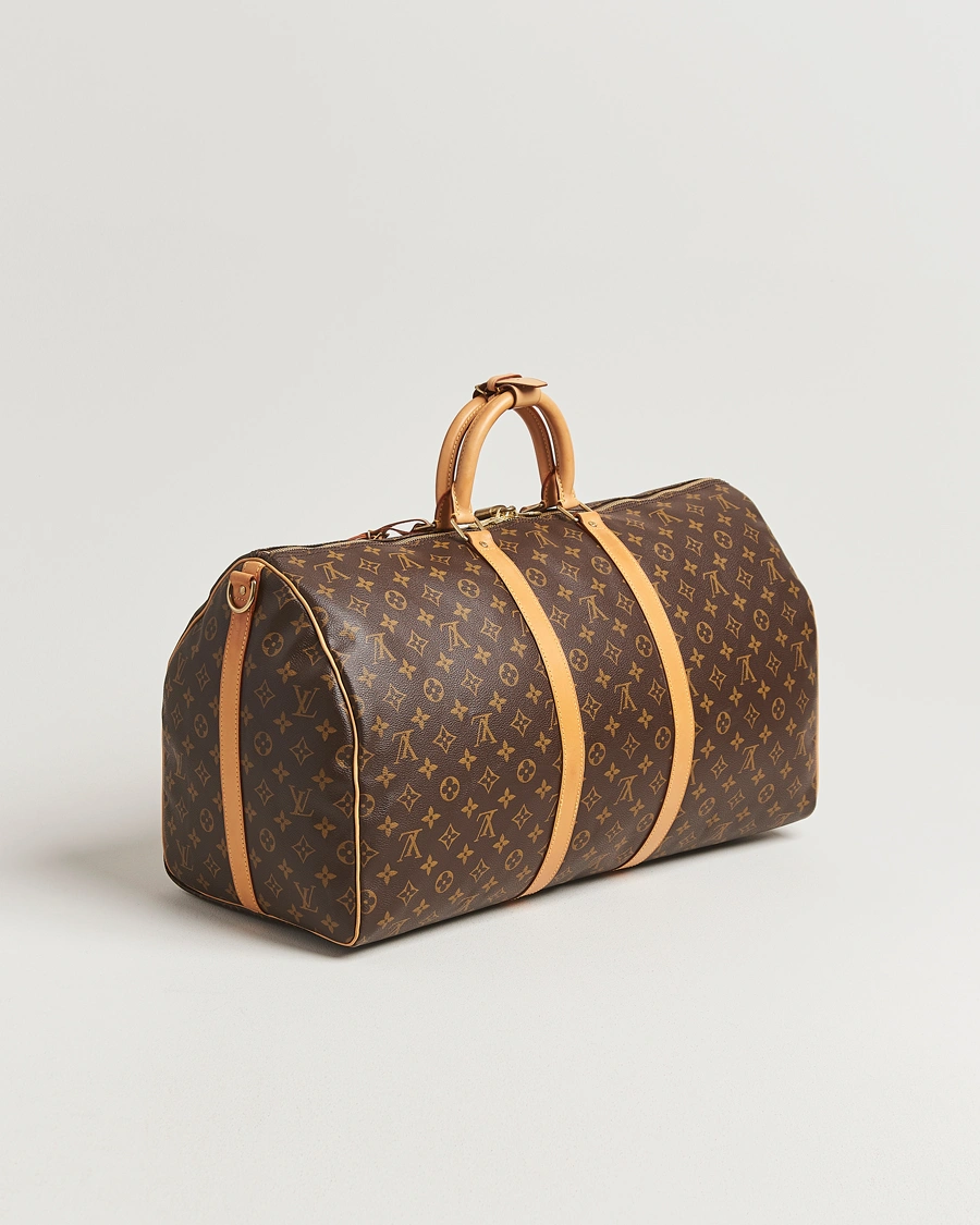 Herr | Pre-Owned & Vintage Bags | Louis Vuitton Pre-Owned | Keepall Bandoulière 55 Monogram