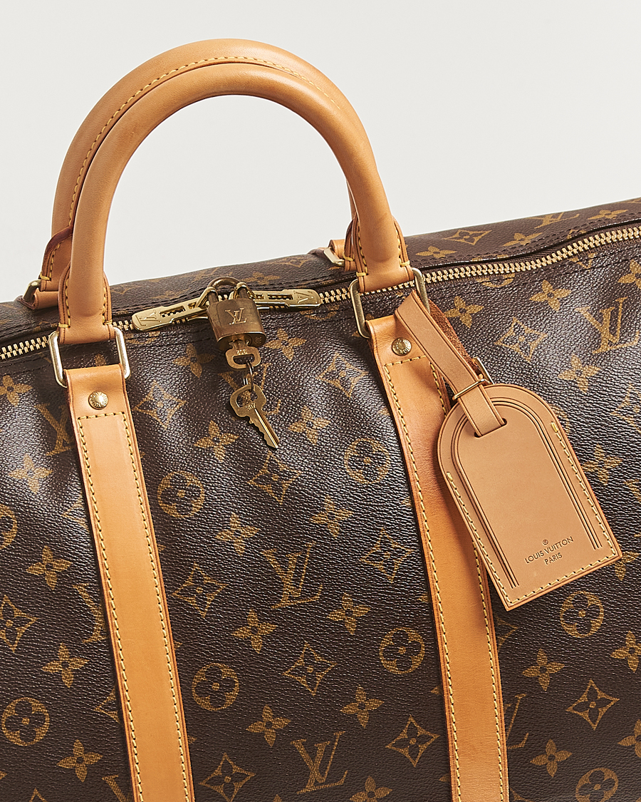 Herr | Pre-Owned & Vintage Bags | Louis Vuitton Pre-Owned | Keepall Bandoulière 55 Monogram