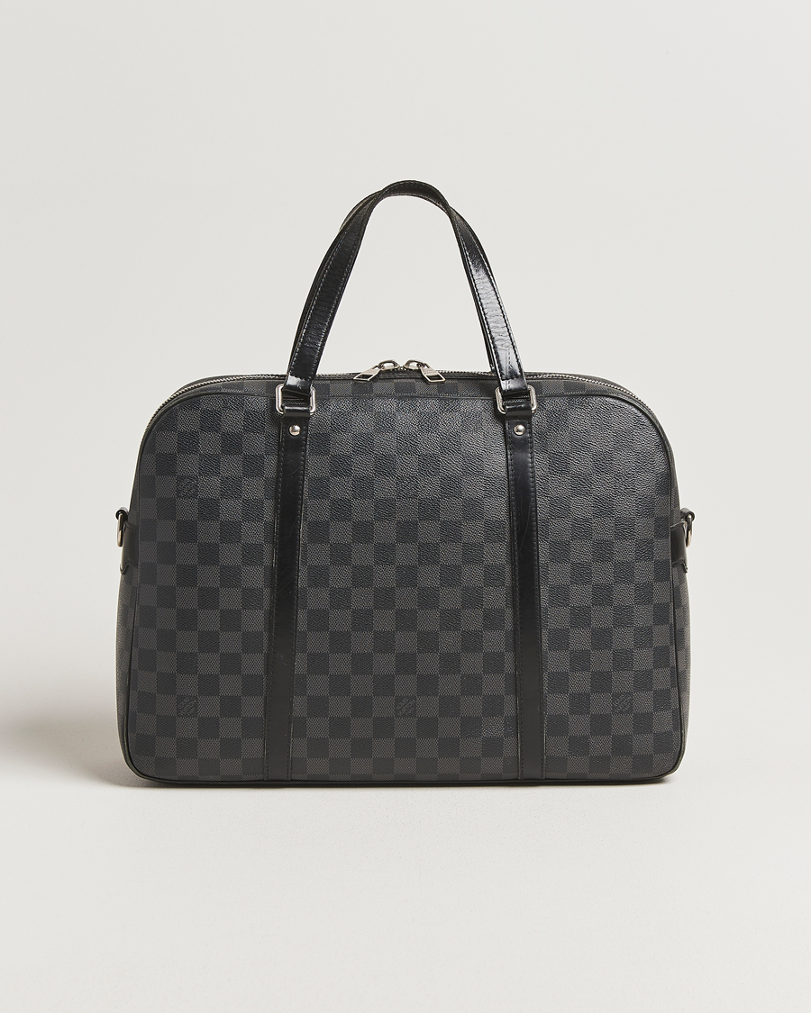 Herr | Pre-Owned & Vintage Bags | Louis Vuitton Pre-Owned | Jorn Porte Documents Damier Graphite