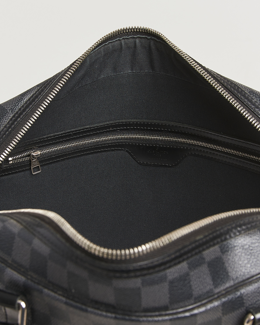 Herr | Pre-Owned & Vintage Bags | Louis Vuitton Pre-Owned | Jorn Porte Documents Damier Graphite