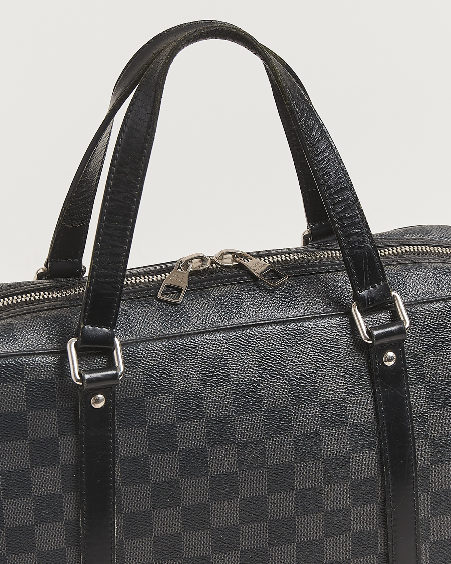 Herr | Pre-Owned & Vintage Bags | Louis Vuitton Pre-Owned | Jorn Porte Documents Damier Graphite
