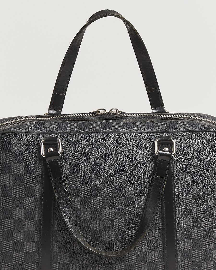 Herr | Pre-Owned & Vintage Bags | Louis Vuitton Pre-Owned | Jorn Porte Documents Damier Graphite