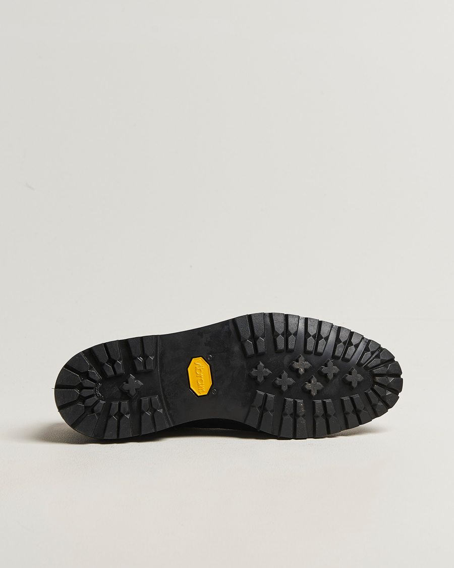Herr | Derbys | Crockett & Jones | Sandhurst Derby Vibram Black Scotch Grain