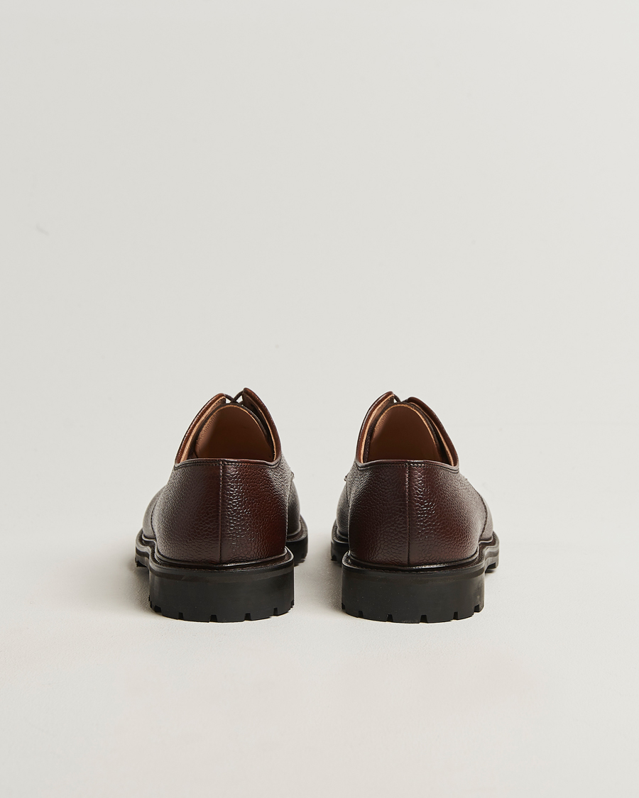 Herr | Derbys | Crockett & Jones | Sandhurst Derby Vibram Brown Scotch Grain