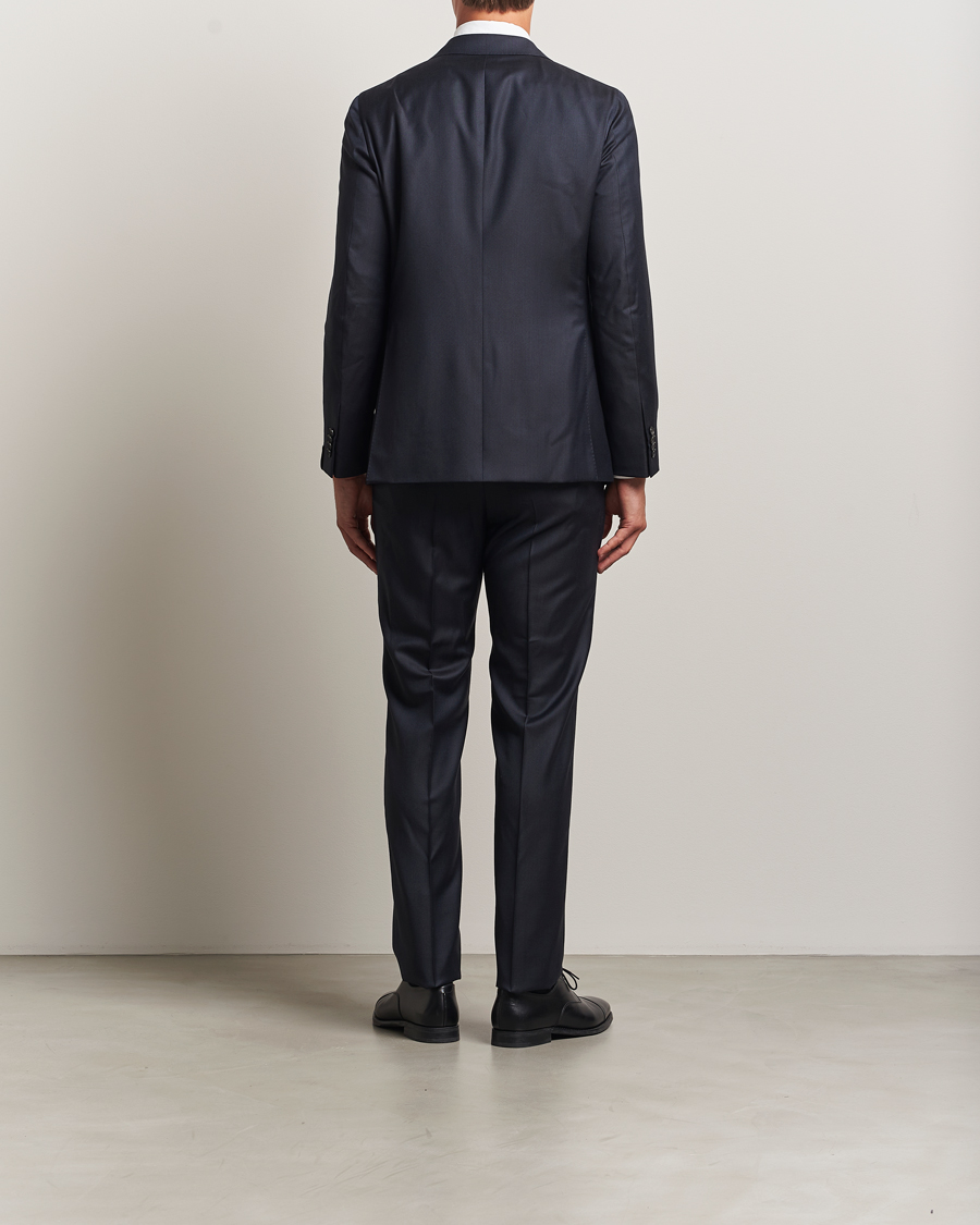 Herr | Kostymer | Caruso | Aida Super 130s Wool Suit Navy