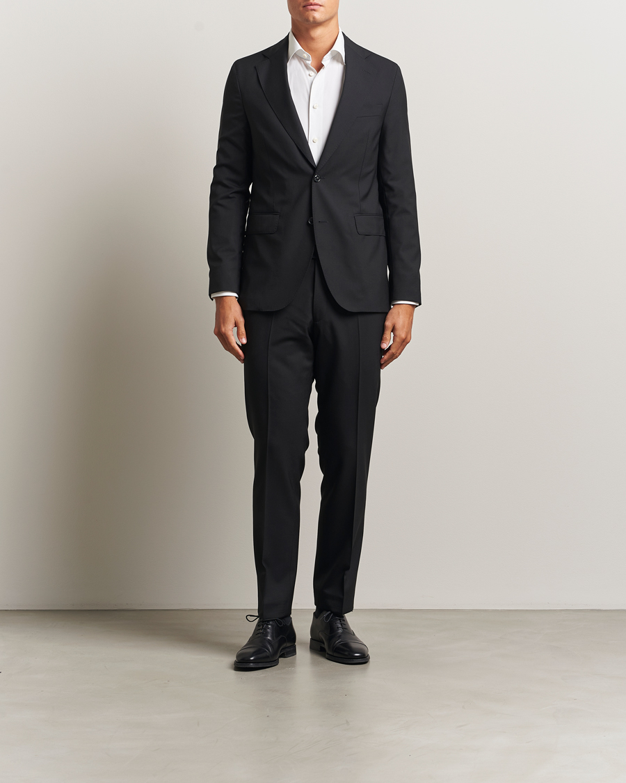 Herr | Kavajer | Oscar Jacobson | Ego Wool Blazer Black