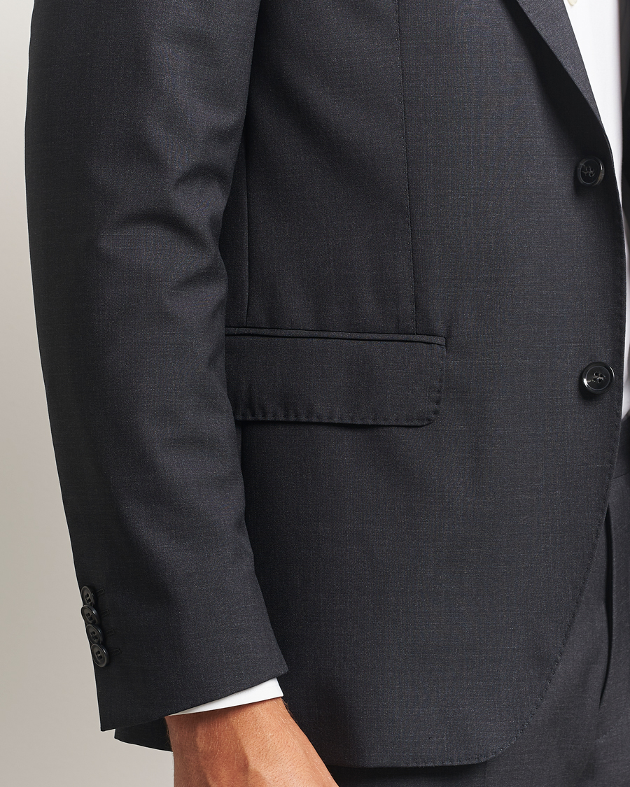 Herr | Kavajer | Oscar Jacobson | Fogerty Wool Blazer Grey