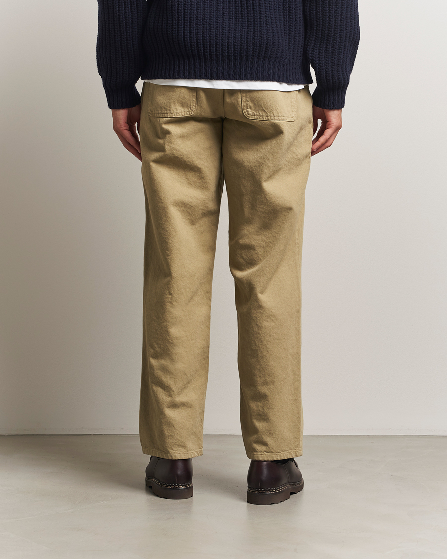 Herr | Byxor | Forét | Clay Twill Pants Khaki