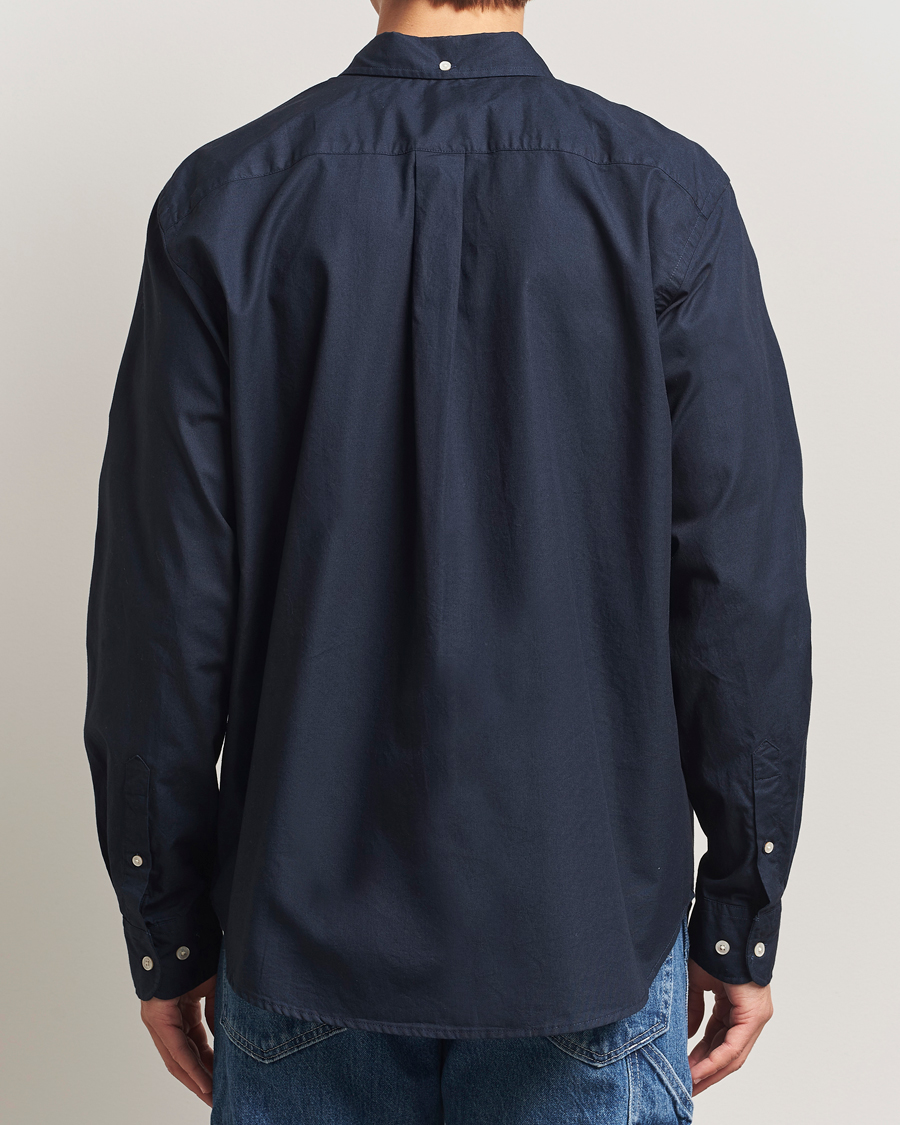Herr | Skjortor | Forét | Flag Regular Fit Oxford Shirt Navy