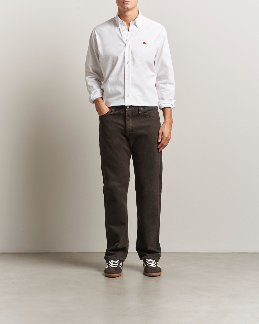 Herr | Skjortor | Forét | Flag Regular Fit Oxford Shirt White
