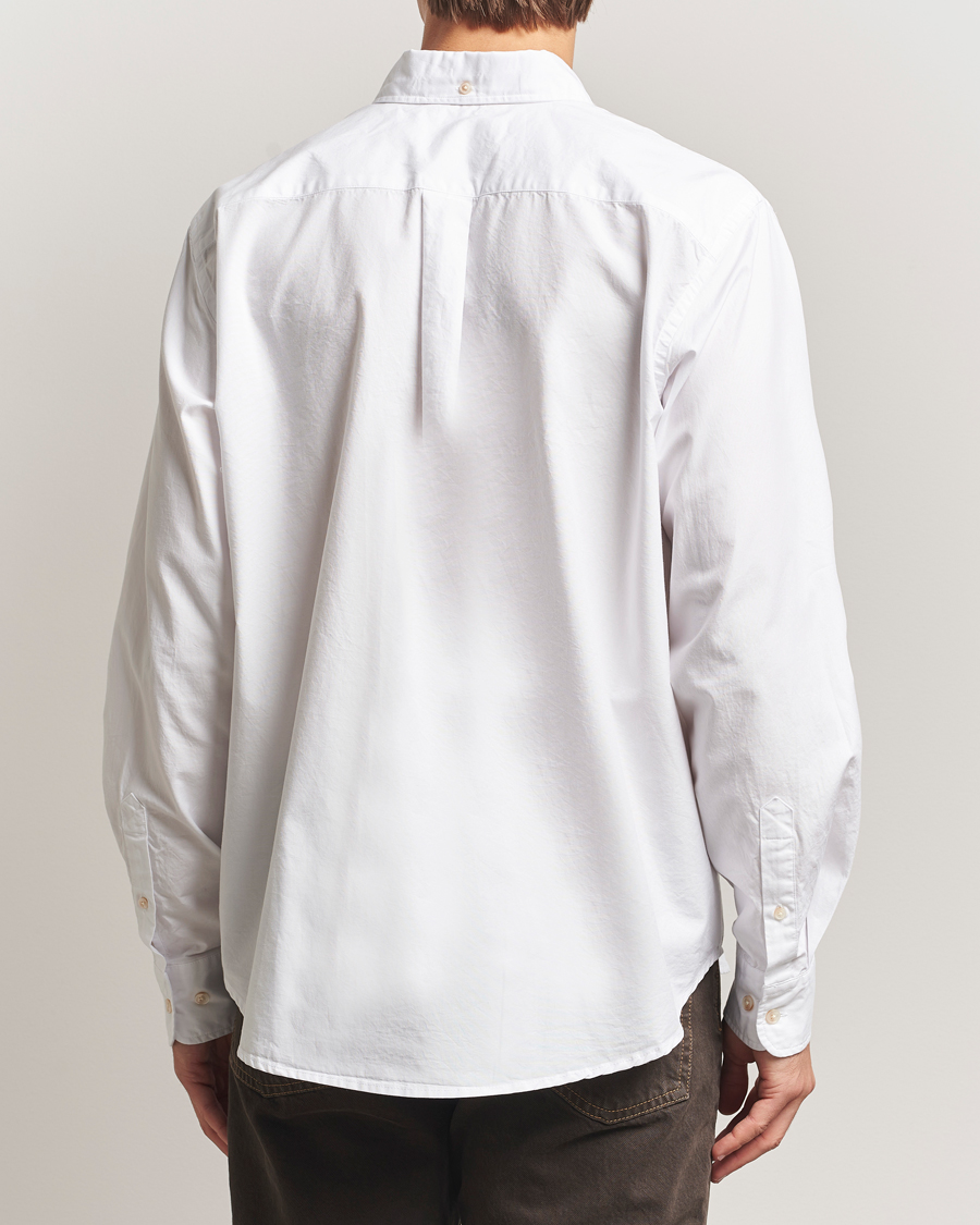 Herr | Skjortor | Forét | Flag Regular Fit Oxford Shirt White
