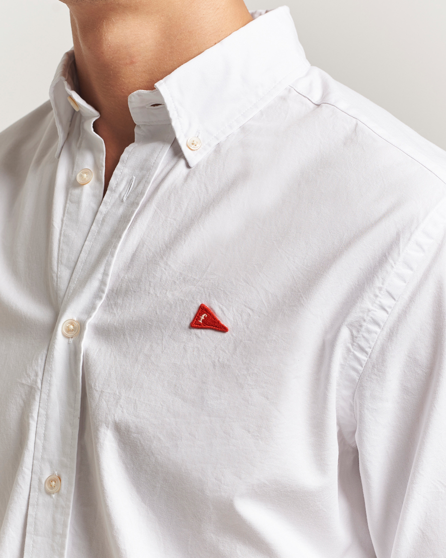 Herr | Skjortor | Forét | Flag Regular Fit Oxford Shirt White