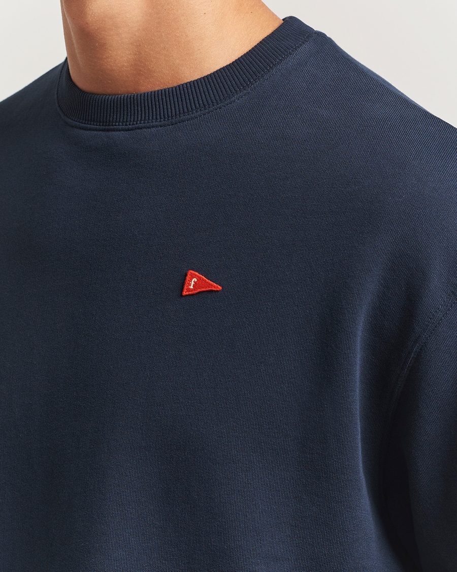 Herr | Tröjor | Forét | Flag Sweatshirt Navy