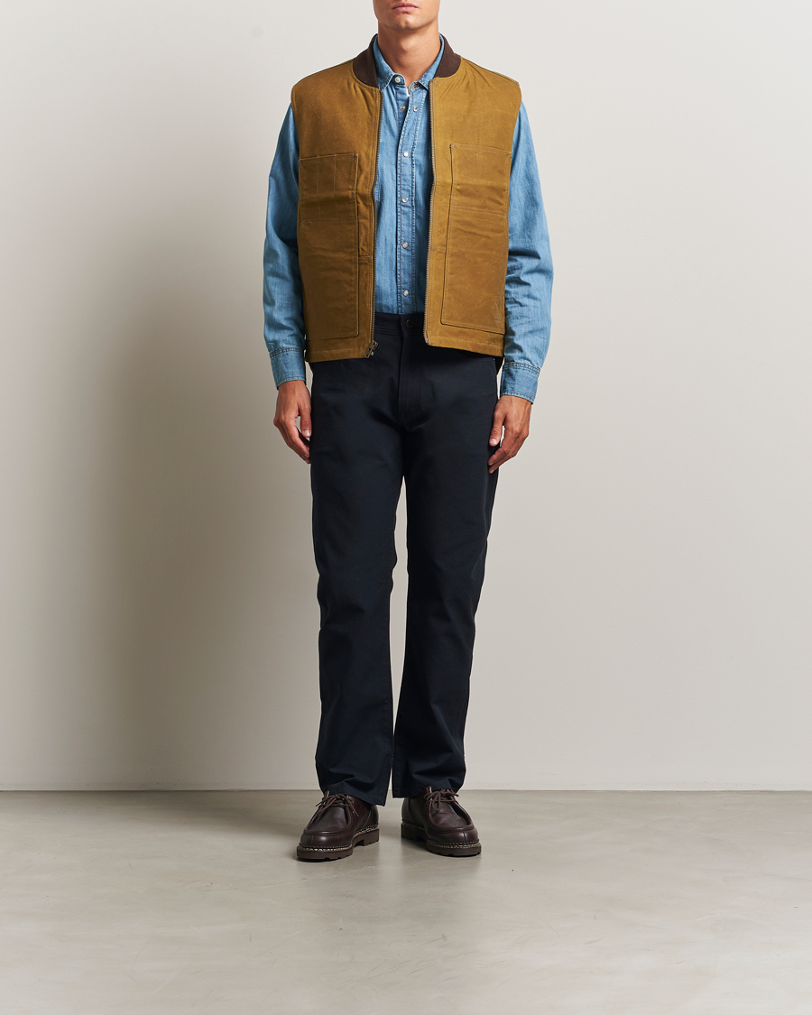 Herr | Byxor | Filson | Dry Tin 5 Pocket Pants Blue