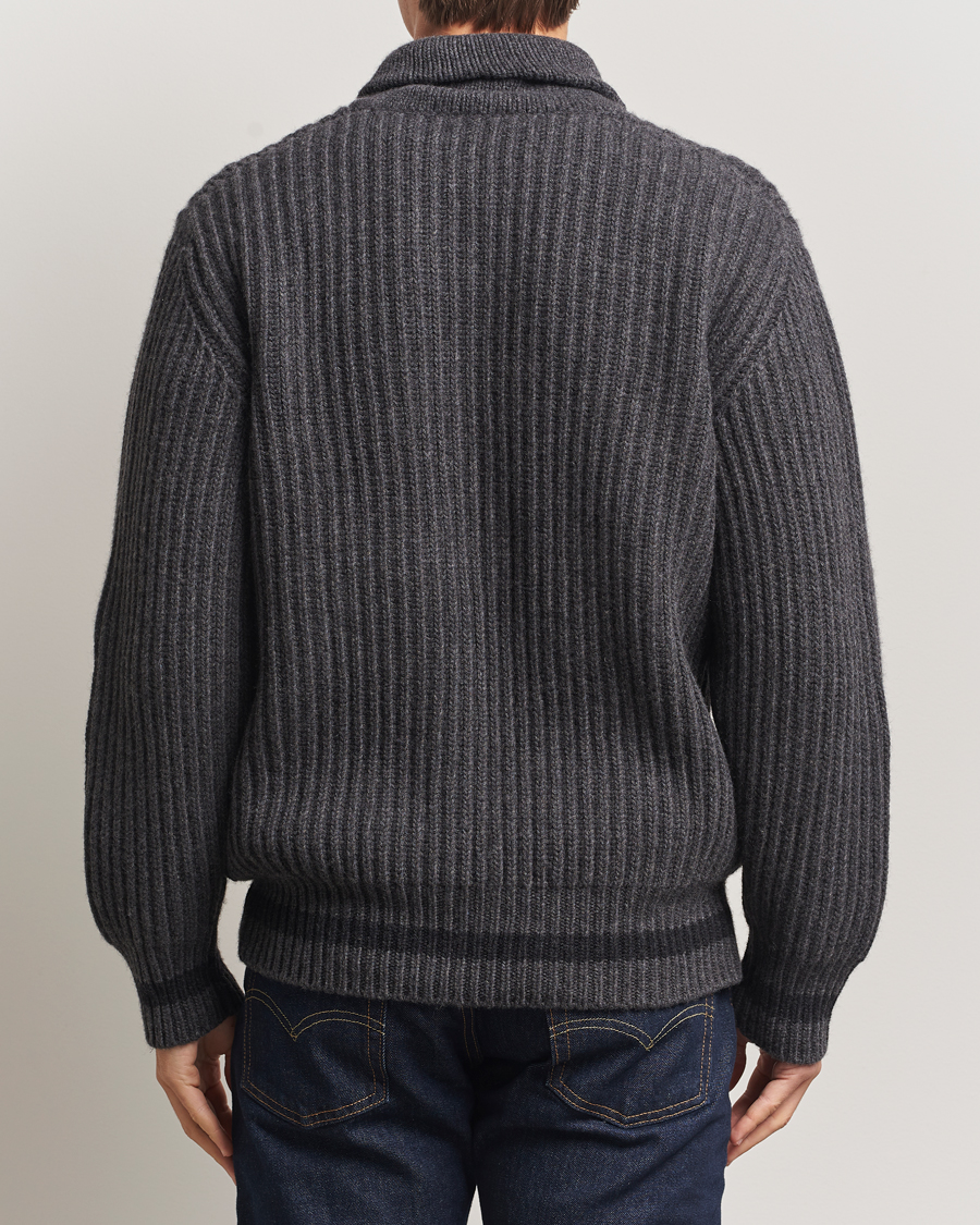 Herr | Tröjor | Filson | Bristol Shawl Neck Sweater Grey