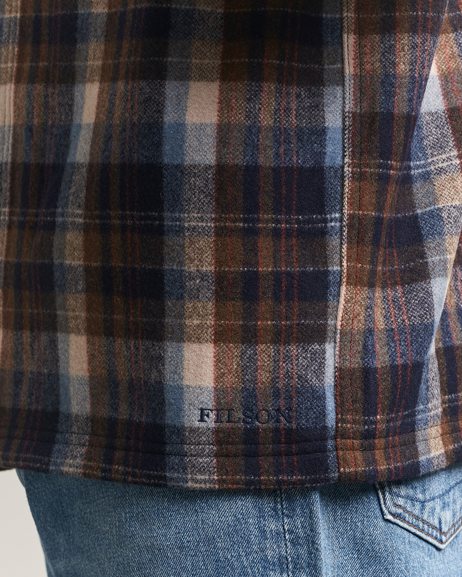 Herr | Skjortor | Filson | Checked Wool Jac Shirt Brown Multi