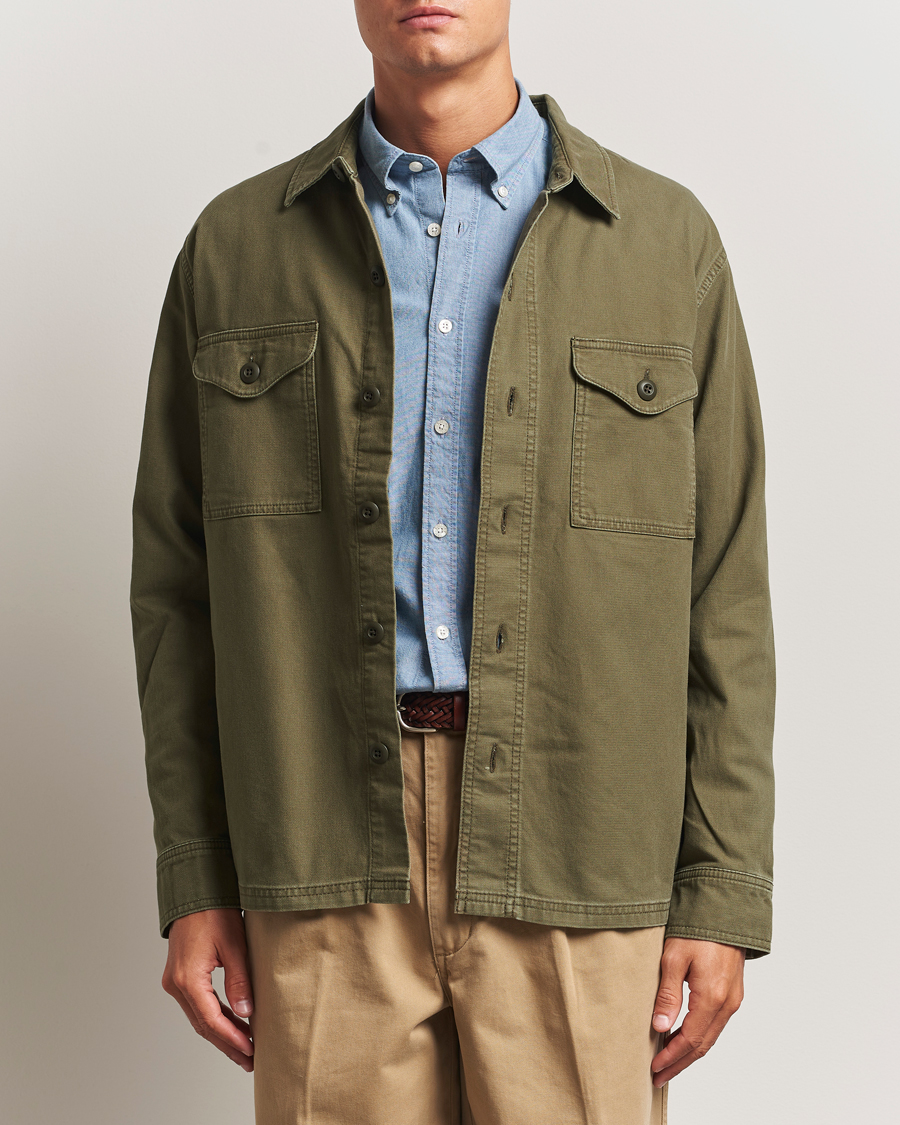 Herr | Skjortor | Filson | Clarkston Brushed Jac Shirt Surplus Green
