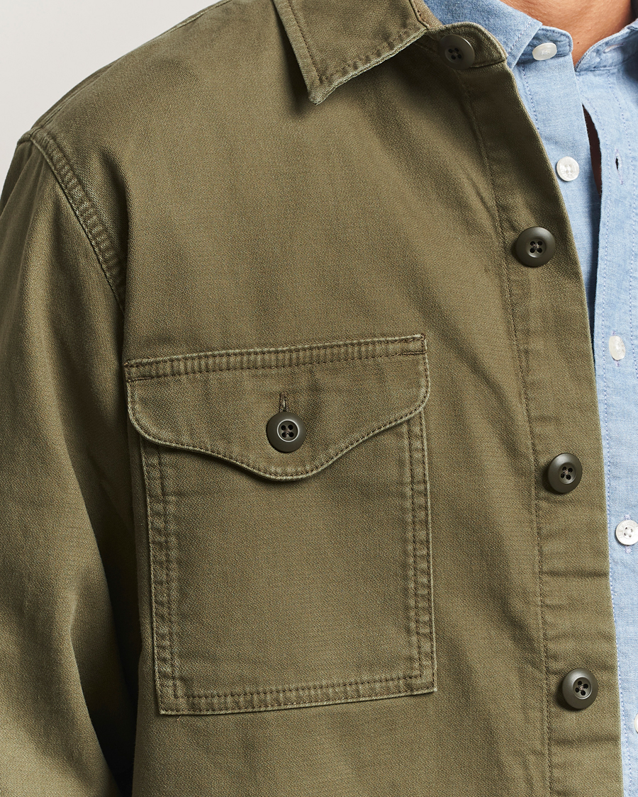 Herr | Skjortor | Filson | Clarkston Brushed Jac Shirt Surplus Green