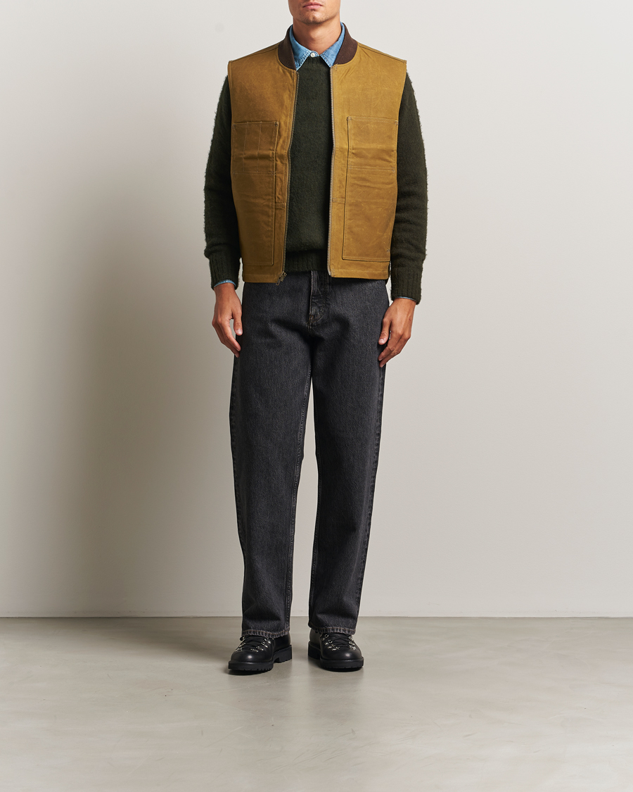 Herr | Jackor | Filson | Tin Cloth Insulated Work Vest Dark Tan
