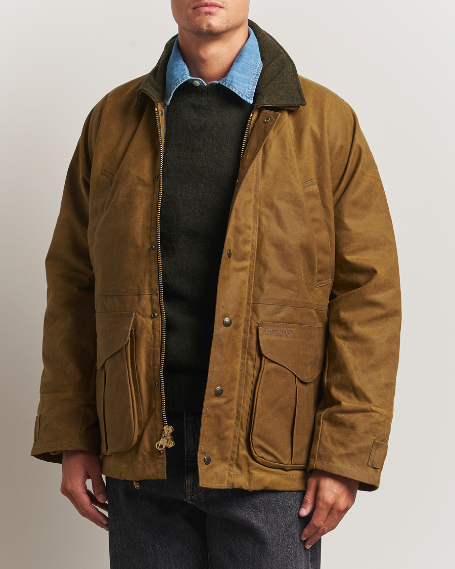 Herr | Jackor | Filson | Tin Cloth Field Jacket Dark Tan