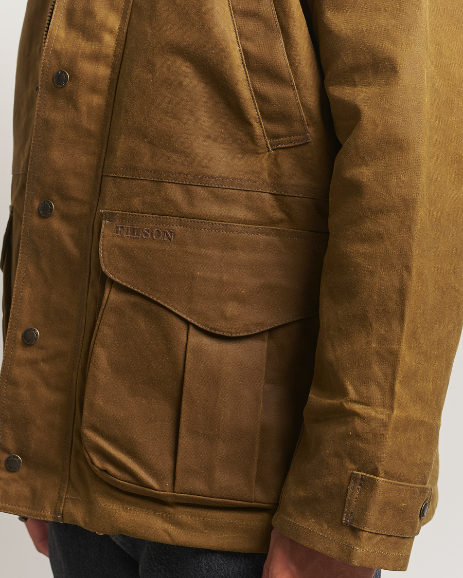 Herr | Jackor | Filson | Tin Cloth Field Jacket Dark Tan