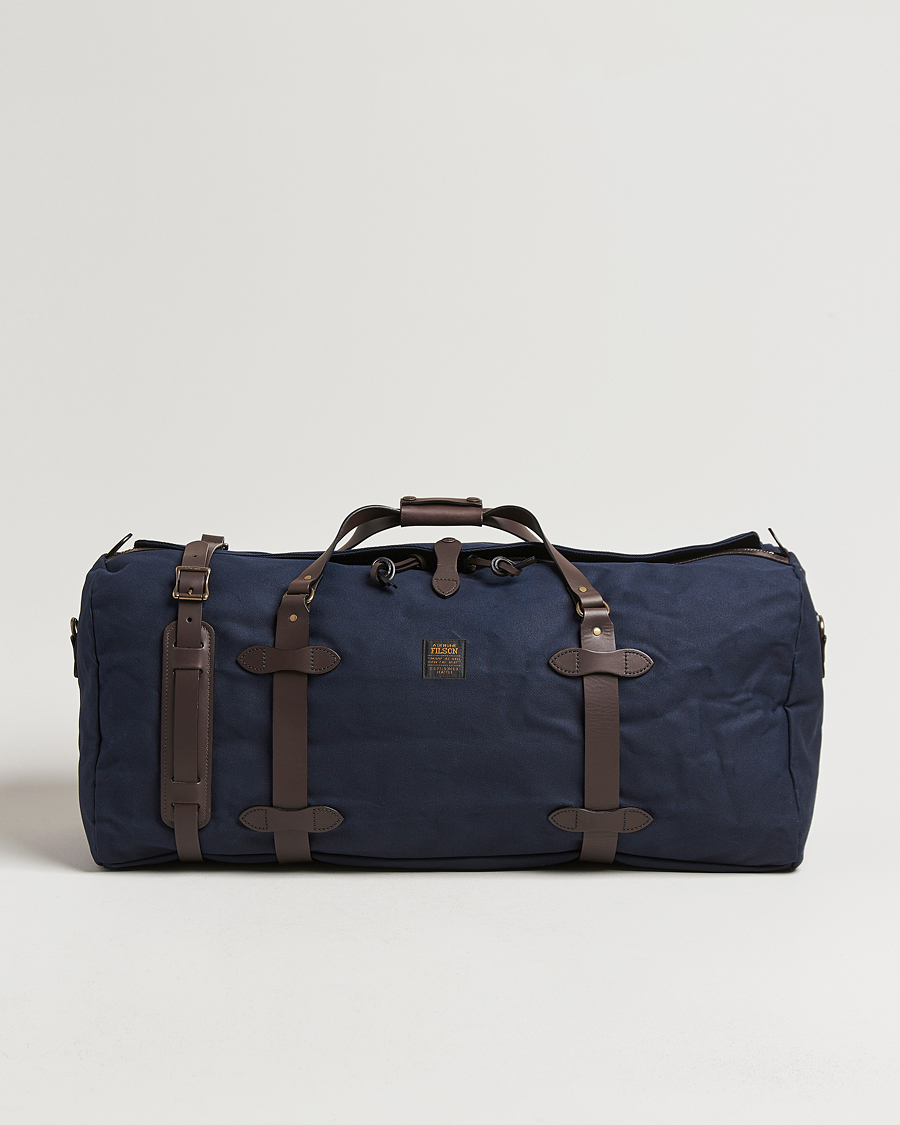 Herr | Väskor | Filson | Rugged Twill Duffle Large Navy