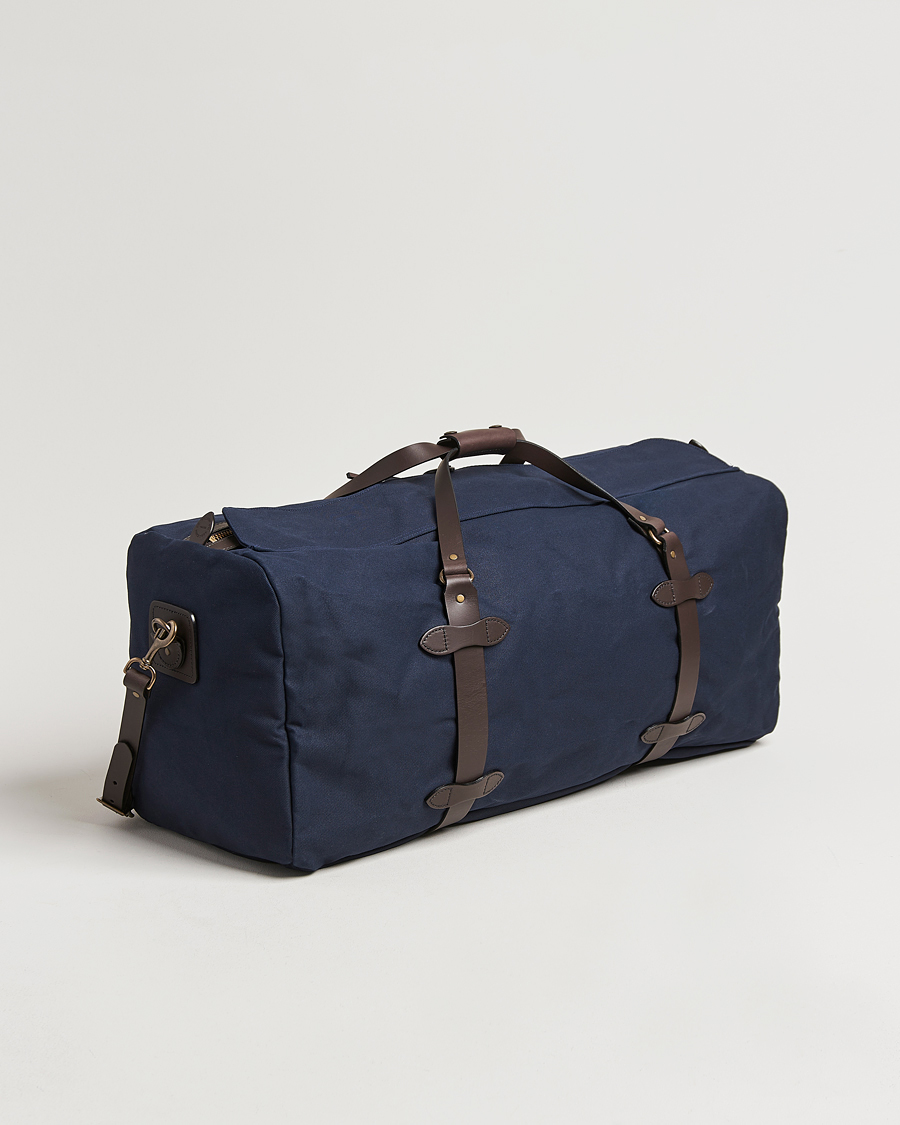 Herr | Väskor | Filson | Rugged Twill Duffle Large Navy