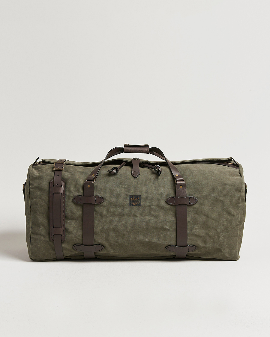 Herr | Väskor | Filson | Rugged Twill Duffle Large Otter Green