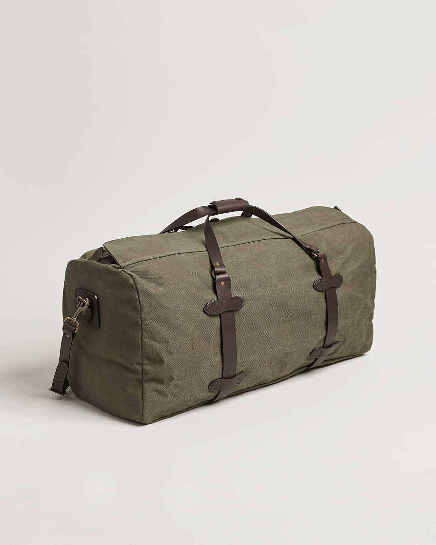 Herr | Väskor | Filson | Rugged Twill Duffle Large Otter Green