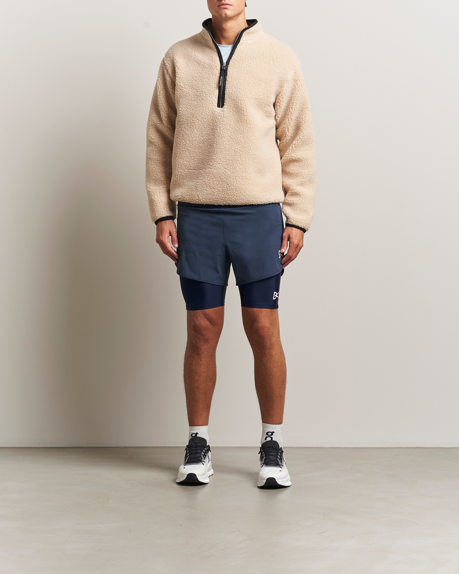 Herr | Tröjor | District Vision | Heavyweight Half Zip Pile Fleece Quartz
