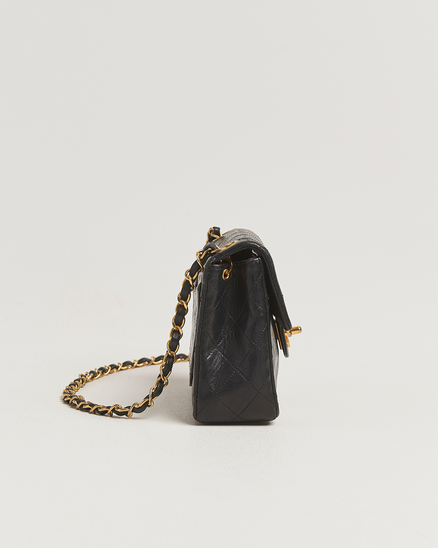 Herr | Chanel Pre-Owned Classic Mini Flap Bag Black | Chanel Pre-Owned | Classic Mini Flap Bag Black